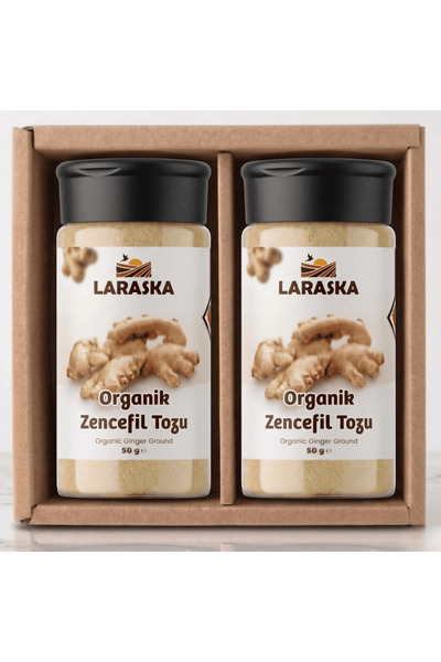 Laraska Organik Zencefil Tozu 50g x 2 Organic Ginger Ground