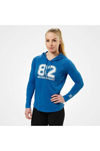 BETTER BODIES Hanorac tip colegiu - Albastru aprins