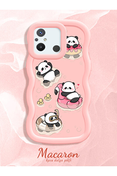 CHICASELUX Redmi 12C ile Uyumlu Darbeye Dayanıklı Basit Pembe Silikon Telefon...