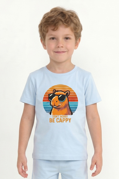 Modmey Παιδικό κοντομάνικο μπλουζάκι με στάμπα για αγόρια B19