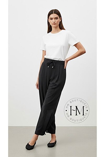 HM Boutiqueis Siyah Kumaş Pantolon