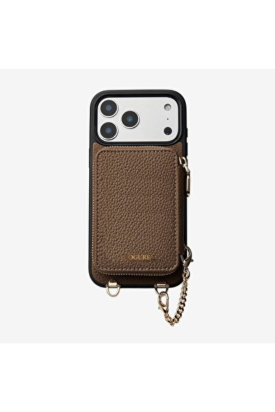 Cogure Combinable - Zippered Chain Detail Magsafe Wallet & Card Holder - by Bero Lina