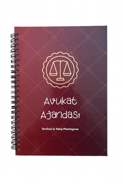 planlayicin Avukat Ajandası Dava Ve Dosya Takip Planlayıcı - Tarihsiz Adliye ...