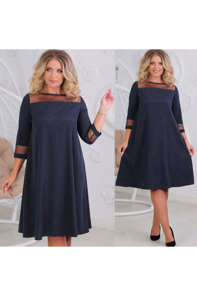 Tasha Boutique Φόρεμα με ένθετο από τούλι TSH199