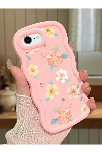 Hontinga iPhone 6S Uyumlu Darbeye Dayanıklı Basit Pembe Silikon Telefon Kılıf...