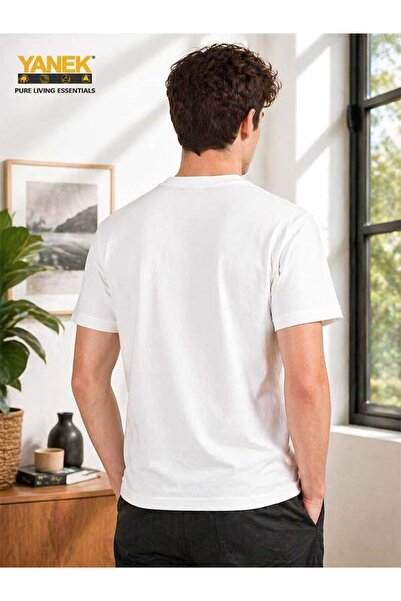 YANEK Round neck t-shirt, crew neck tee, casual t-shirt, unisex t-shirt