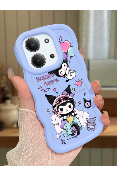 Hontinga Xiaomi Redmi 15C 5G Uyumlu Darbeye Dayanıklı Basit Mavi Silikon Tele...