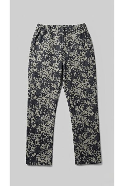 Luz De Yusa Batik Desenli Denim Pantolon