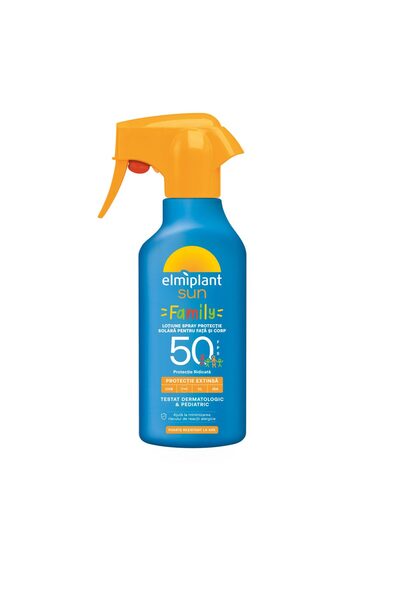 ELMIPLANT Αντηλιακή Κρέμα για την Οικογένεια, Αντηλιακό Σπρέι Λοσιόν για Προσ...