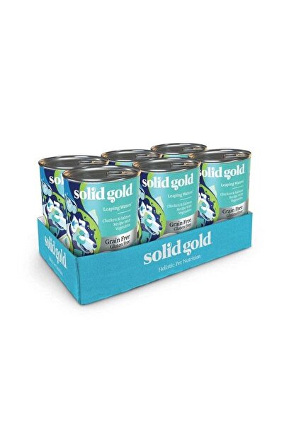 SOLİD GOLD طعام ليابينج ووترز للكلاب بالدجاج والسلمون مع الخضروات خالٍ من الح...