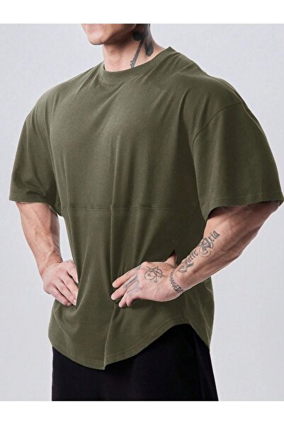 GENIUS STORE Ανδρικό αθλητικό μπλουζάκι Genius, μεγάλου μεγέθους, για γυμναστ...