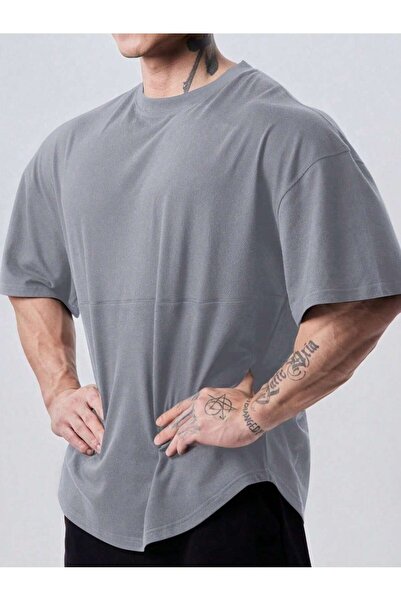 GENIUS STORE Ανδρικό αθλητικό μπλουζάκι Genius, μεγάλου μεγέθους, για γυμναστ...