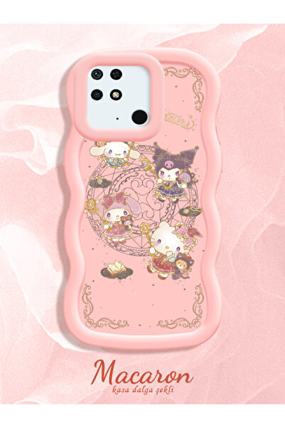 CHICASELUX Redmi 10C ile Uyumlu Darbeye Dayanıklı Basit Pembe Silikon Telefon...