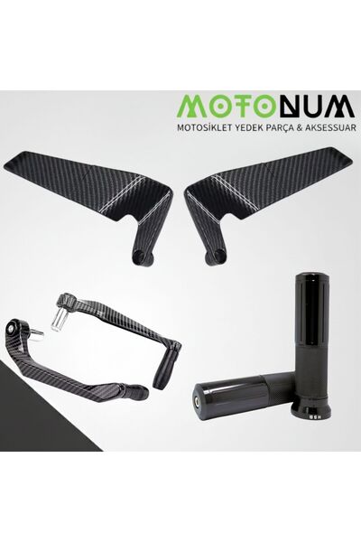 Motonum Falcon Soft 50 Modifiye Seti-Siyah-Naked-Md03255