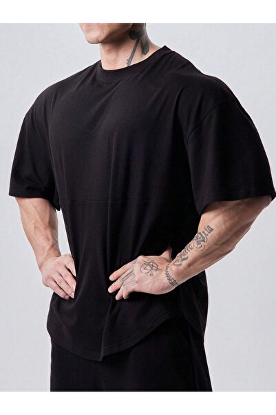 GENIUS STORE Ανδρικό αθλητικό μπλουζάκι Genius, μεγάλου μεγέθους, για γυμναστ...