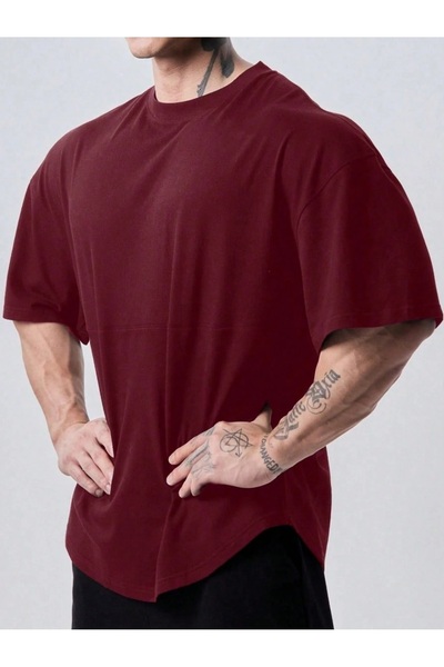 GENIUS STORE Ανδρικό αθλητικό μπλουζάκι Genius, μεγάλου μεγέθους, για γυμναστ...