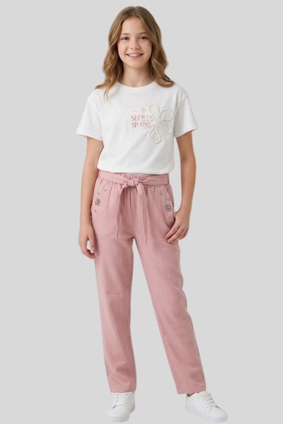 ww waka waka kids store Κοριτσίστικο Σετ με Κεντημένο Μπλουζάκι  "Secret Spri...