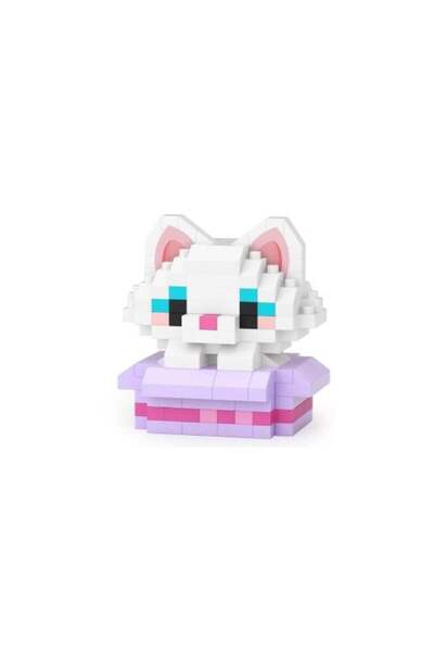 vagontoys LZ-8641 لعبة مكعبات بناء على شكل قطة من LOZ، 170 قطعة - حقيبة صغيرة