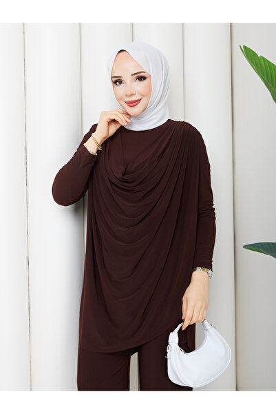 TOKARİS TEKSTİL Γυναικείο Σετ Ενδυμάτων Σχεδιασμού με Καλύπτρες