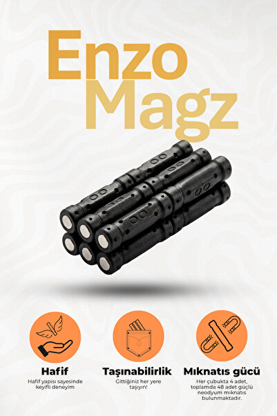 Enzo Toys Enzo Magz Profesyonel Mıknatıslı Stres Giderici Manyetik Fidget Str...