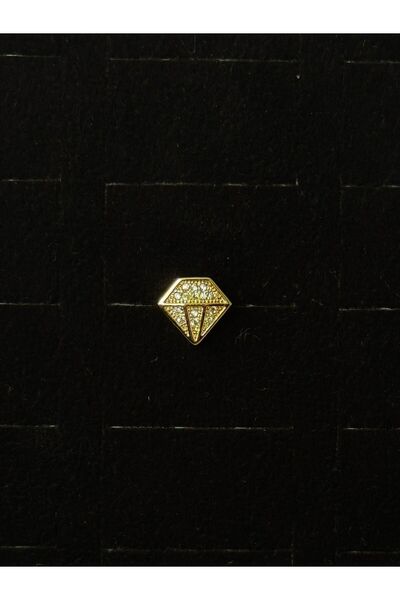 XUPING JEWELRY Cerrahi çelik zirkon taşlı gold elmas şekilli Kıkırdak helix T...