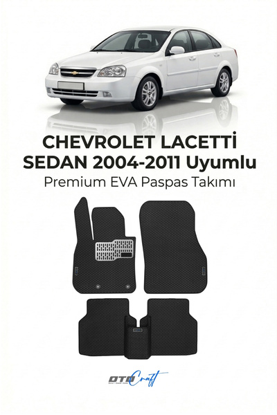 OTOCRAFT Chevrolet Lacetti Sedan (2004-2011) Araca Özel 3D Havuzlu Eva Paspas...