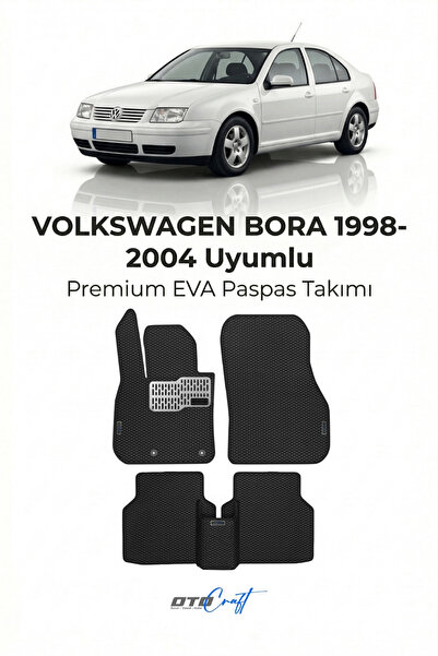 OTOCRAFT Volkswagen Bora (1998-2004) Araca Özel 3D Havuzlu Eva Paspas Tam Set...