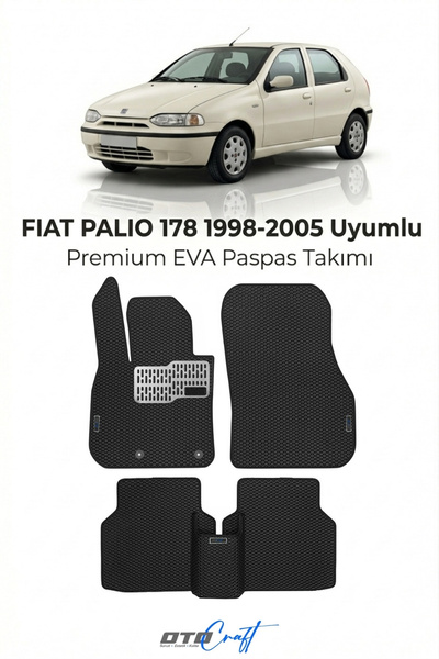OTOCRAFT Fiat Palio 178 (1998-2005) Araca Özel 3D Havuzlu Eva Paspas Tam Set ...