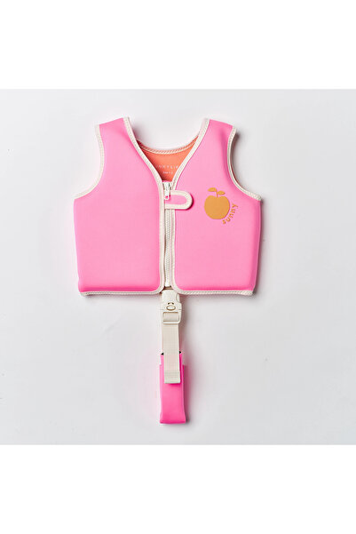 SunnyLife Çocuk Yüzme Can Yeleği 1-2 Yaş Poppy the Peach Neon Pink