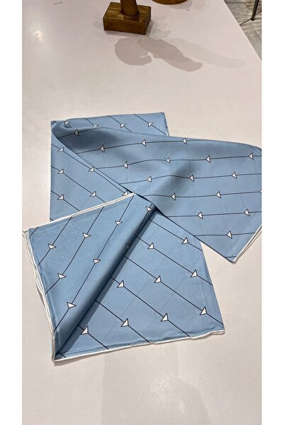 EB SCARF Εισαγόμενο μεταξωτό μαντήλι τουίλ