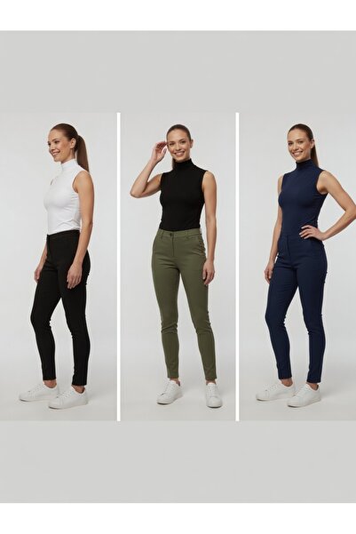 Teloris Turtleneck 0 Sleeve T-Shirt Set of 3
