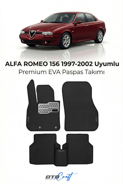 OTOCRAFT Alfa Romeo 156 (1997-2002) Araca Özel 3D Havuzlu Eva Paspas Tam Set ...