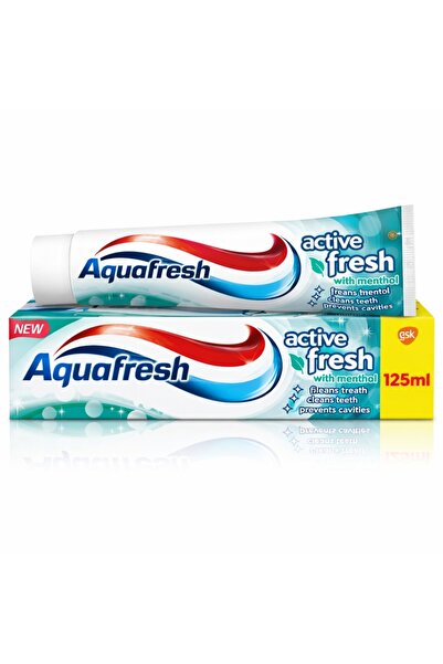 Aquafresh Δραστική Φρέσκια οδοντόκρεμα με μενθόλη, 125 ml