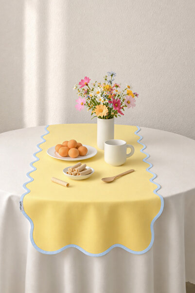 Stain & Water Repellent, Cotton, Colorful, Maximalist, Dopamine, Bio, Runner, Tablecloth 40x140