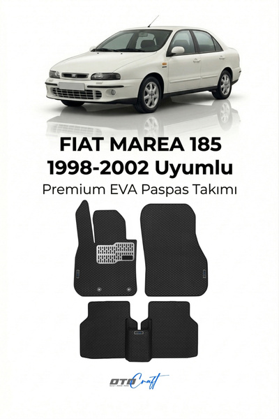 OTOCRAFT Fiat Marea 185 (1998-2002) Araca Özel 3D EVA Paspas Full Set 5 Parça