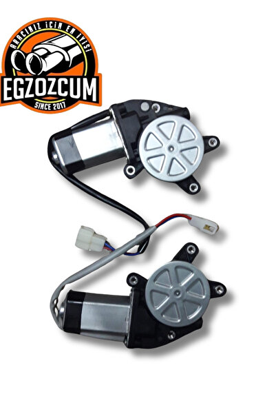 EGZOZCUM Universal Sağ Sol 2'li Takım Cam Krikosu Motoru 12V