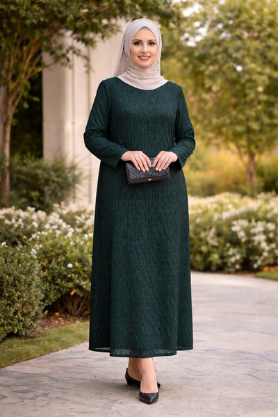 Giyinen Mağazaları Βραδινό φόρεμα για τη μητέρα σε μεγάλο μέγεθος Feyza με στ...