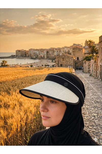 PIECE SIGNATURE Καπέλο ηλίου με φαρδύ γείσο για υπαίθριες δραστηριότητες, πεζ...