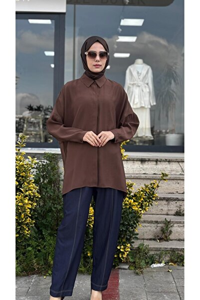 QOOQ STORE QOOQ Yarasa Kol Gömlek 26ss233