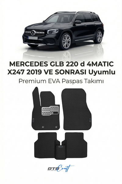 OTOCRAFT Mercedes GLB 220 D 4MATIC X247 (2019 ve Sonrası) Araca Özel 3D Havuz...