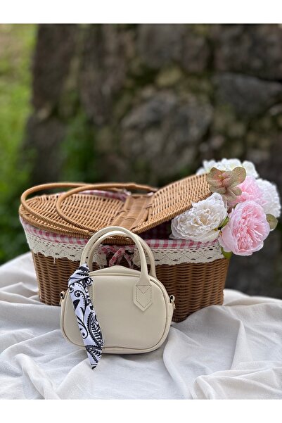 MEC BAG&CO Geantă de mână mini crem