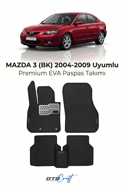 OTOCRAFT Mazda 3 BK (2004-2009) Araca Özel 3D Havuzlu Eva Paspas Tam Set 5 Parça