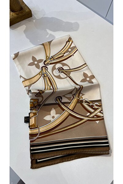 EB SCARF Εισαγόμενο μεταξωτό μαντήλι τουίλ