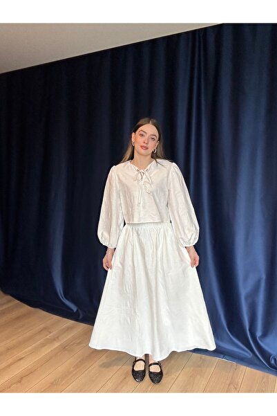 AÈC PRIVÈ Σετ γυναικεία μπλούζα φούστα