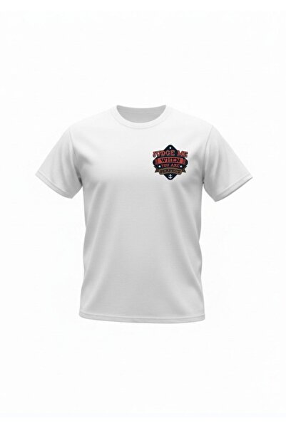 URBANTRENDSTORE Unisex Judge Me Oversize Fit Άνετο Φαρδύ T-shirt Καθημερινό μ...
