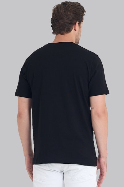 MENCOD 4127 Men's 100% Cotton Basic T-Shirt Regular Fit Crew Neck Vibrant Texture