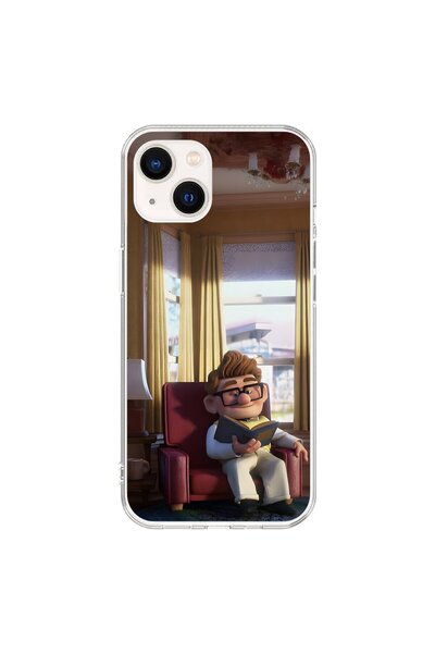 PPKin iPhone 13 Mini Compatible Couple 11/1 Design Transparent Case