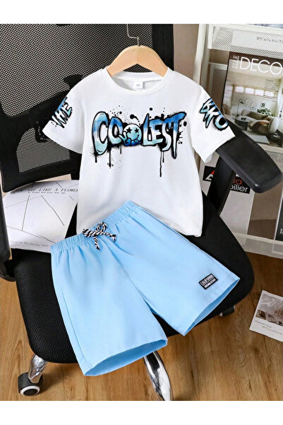 Kids Pek-Sik Moda Short Sleeved Men's Suit 5-14 Years