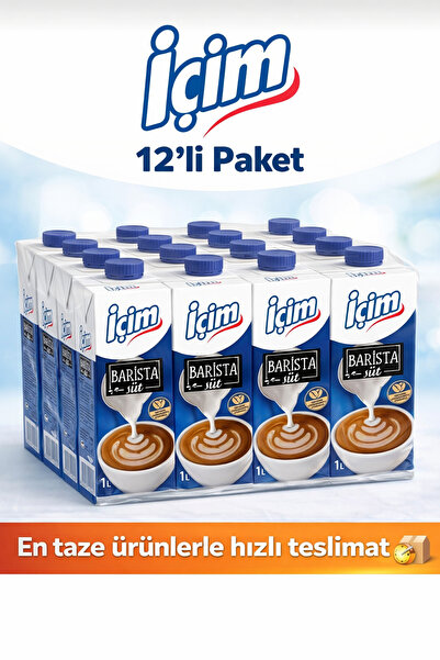 İçim Barista Süt 1 lt x 12 Adet