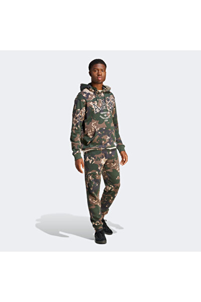 adidas ACC Camo Erkek Yeşil Hoodie
